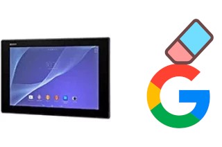 How to delete the Google account in Sony Xperia Z2 Tablet Wi-Fi