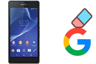 How to delete the Google account in Sony Xperia Z2a