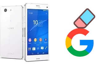 How to delete the Google account in Sony Xperia Z3 Compact