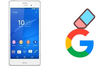 How to delete the Google account in Sony Xperia Z3