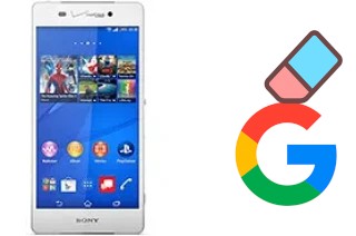 How to delete the Google account in Sony Xperia Z3v