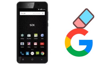 How to delete the Google account in STK Sync 5Z Plus