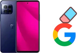 How to delete the Google account in T-Mobile T-Mobile REVVL 7 Pro