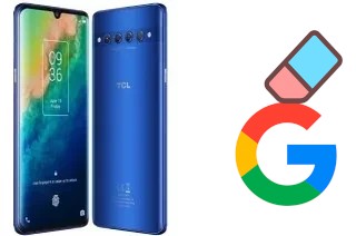 How to delete the Google account in TCL 10 Plus