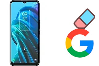 How to delete the Google account in TCL 30 XE 5G