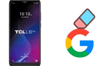 How to delete the Google account in TCL L10 Lite