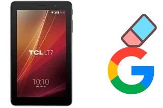 How to delete the Google account in TCL LT7