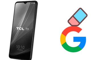 How to delete the Google account in TCL T9