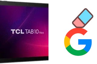 How to delete the Google account in TCL Tab10 Neo