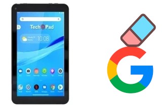 How to delete the Google account in TechPad i700