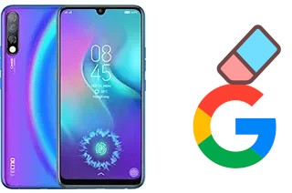 How to delete the Google account in Tecno Camon 12 Pro