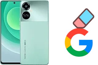 How to delete the Google account in Tecno Camon 19 Pro 5G