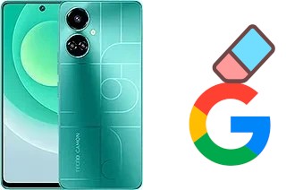 How to delete the Google account in Tecno Camon 19