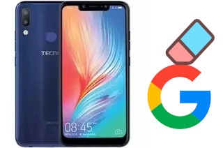 How to delete the Google account in Tecno Camon i2