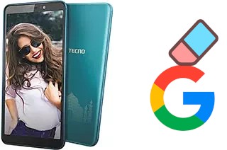 How to delete the Google account in Tecno Camon iACE2