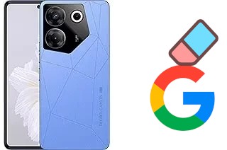 How to delete the Google account in Tecno Camon 20 Pro 5G