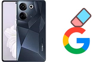 How to delete the Google account in Tecno Camon 20 Pro