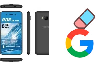 How to delete the Google account in Tecno POP 2 Mini