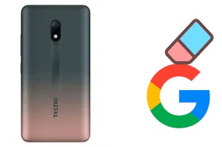 How to delete the Google account in Tecno POP 2X Air