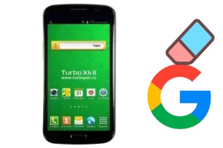 How to delete the Google account in Turbo B X6