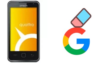 How to delete the Google account in Unnecto Quattro