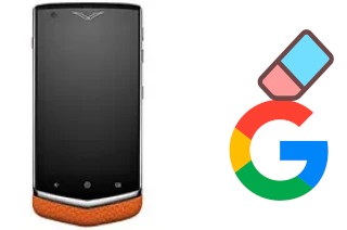 How to delete the Google account in Vertu Constellation 2013