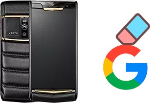 How to delete the Google account in Vertu Signature Touch (2015)