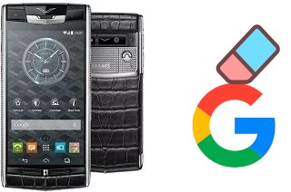 How to delete the Google account in Vertu Signature Touch