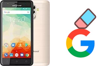 How to delete the Google account in verykool s5036 Apollo