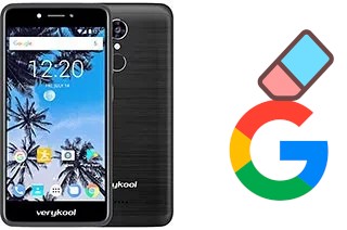 How to delete the Google account in verykool s5200 Orion