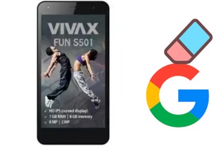 How to delete the Google account in Vivax Fun S501