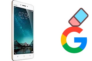 How to delete the Google account in vivo V3Max