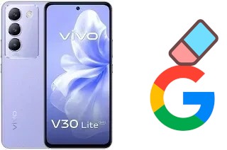 How to delete the Google account in vivo V30 Lite (ME)