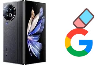 How to delete the Google account in vivo X Fold2