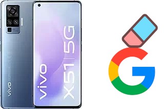 How to delete the Google account in vivo X51 5G