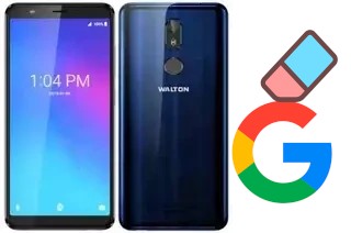 How to delete the Google account in Walton Primo R5+