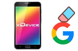 How to delete the Google account in xDevice Android Note