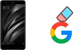 How to delete the Google account in Xiaomi Mi 5X