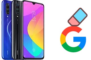 How to delete the Google account in Xiaomi Mi 9 Lite