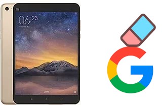 How to delete the Google account in Xiaomi Mi Pad 2