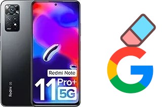 How to delete the Google account in Xiaomi Redmi Note 11 Pro+ 5G