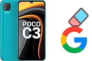 How to delete the Google account in Xiaomi Poco C3