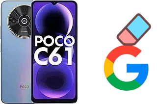 How to delete the Google account in Xiaomi Poco C61