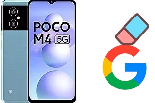 How to delete the Google account in Xiaomi Poco M4 5G