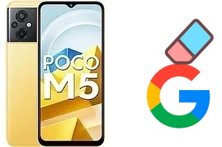 How to delete the Google account in Xiaomi Poco M5