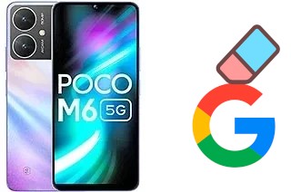 How to delete the Google account in Xiaomi Poco M6