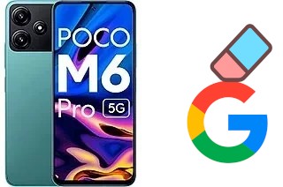 How to delete the Google account in Xiaomi Poco M6 Pro