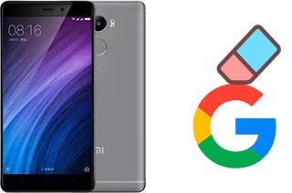 How to delete the Google account in Xiaomi Redmi 4 (China)