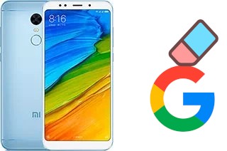 How to delete the Google account in Xiaomi Redmi Note 5 (Redmi 5 Plus)