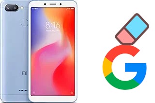 How to delete the Google account in Xiaomi Redmi 6